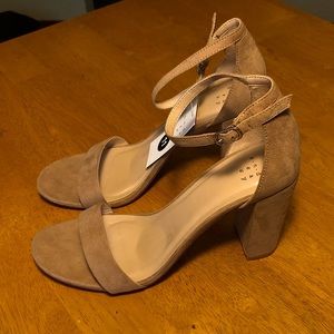 Mauve Square Heel